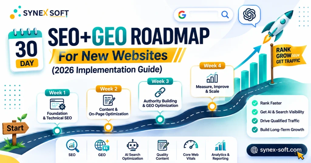 30-Day SEO GEO Roadmap For New Websites