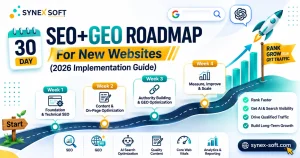 30-Day SEO GEO Roadmap For New Websites